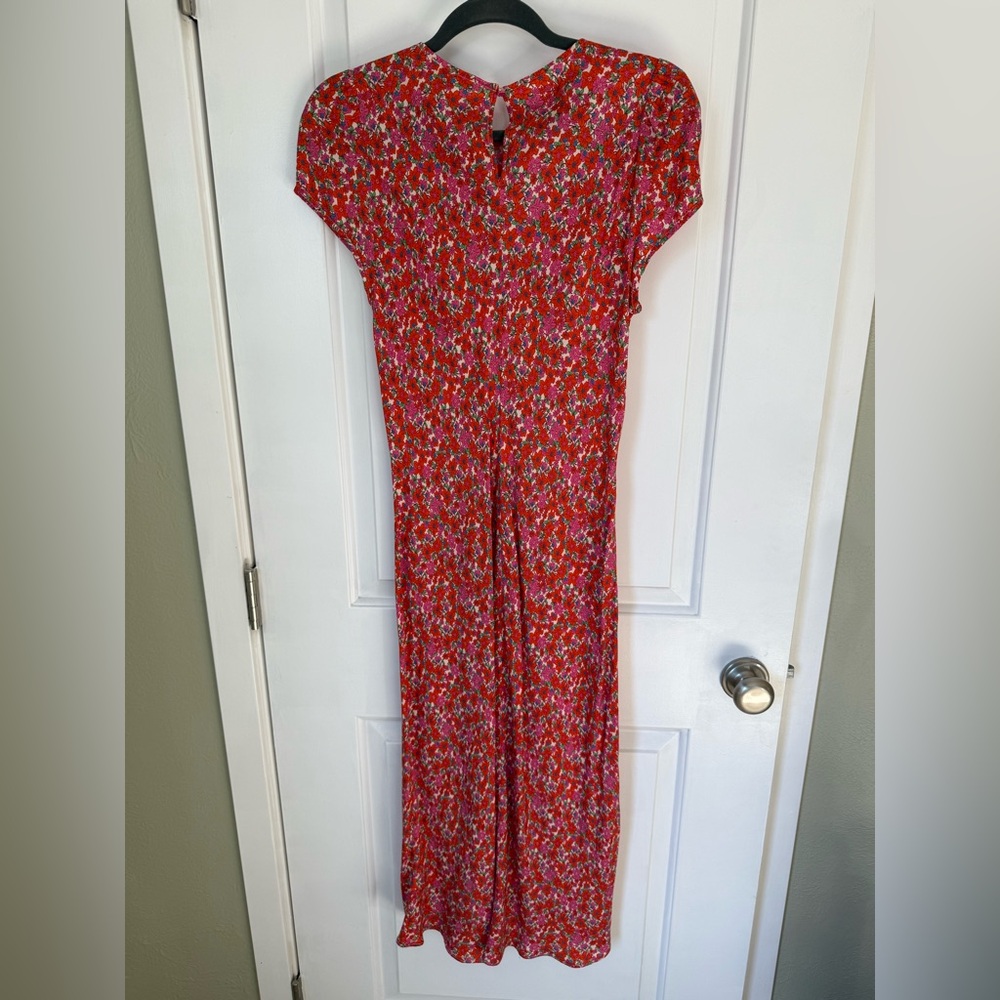 J. Crew Red Floral Maxi Dress - Picture 2 of 7